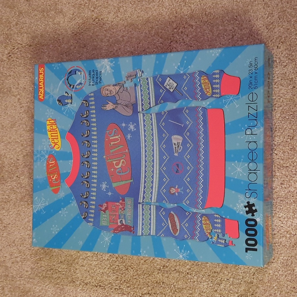 LIKE NEW.  Seinfeld Shaped Puzzle